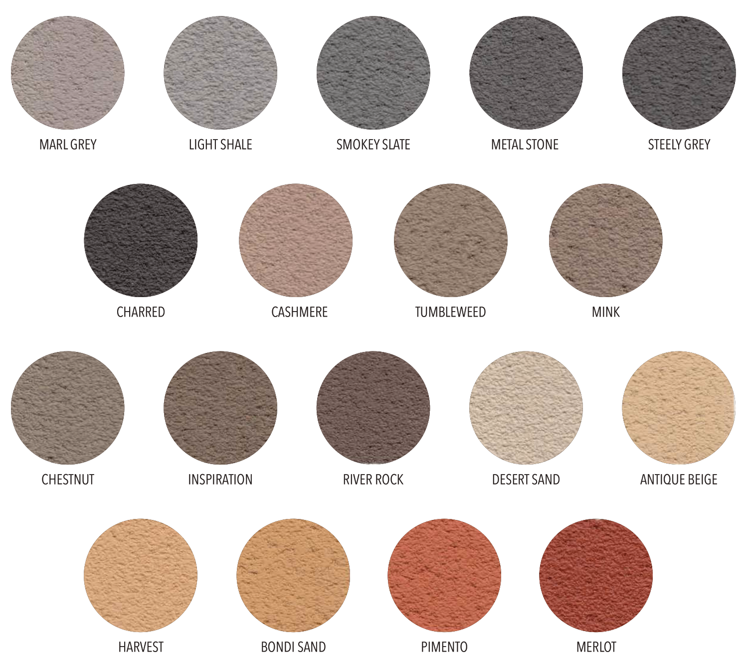 CONCRETE COATING COLOUR CHART Pressure cleaning perth CONCRETE COATING COLOUR CHART